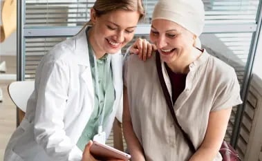 middle-aged-woman-with-skin-cancer-talking-with-her-doctor